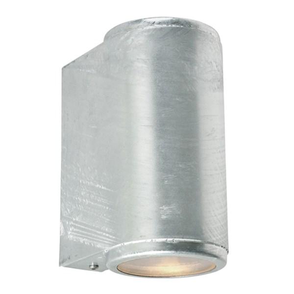 Mandal Up & Down Outdoor Wall Light Galvanized Steel - NLYS.1371GA