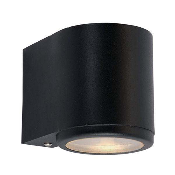 Mandal Downward Outdoor Wall Light Steel Black - NLYS.1374B