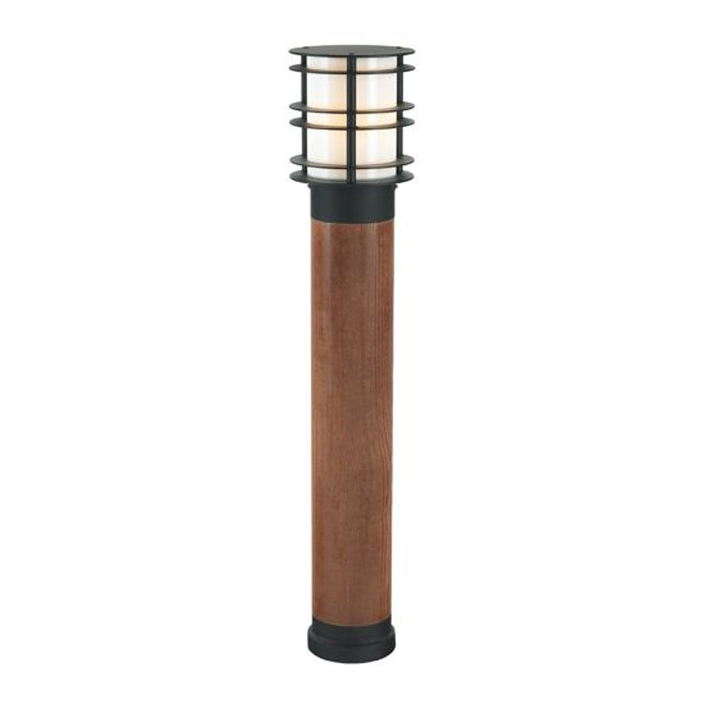 Stockholm 850mm Bollard Light Painted Wood Black - NLYS.1420B