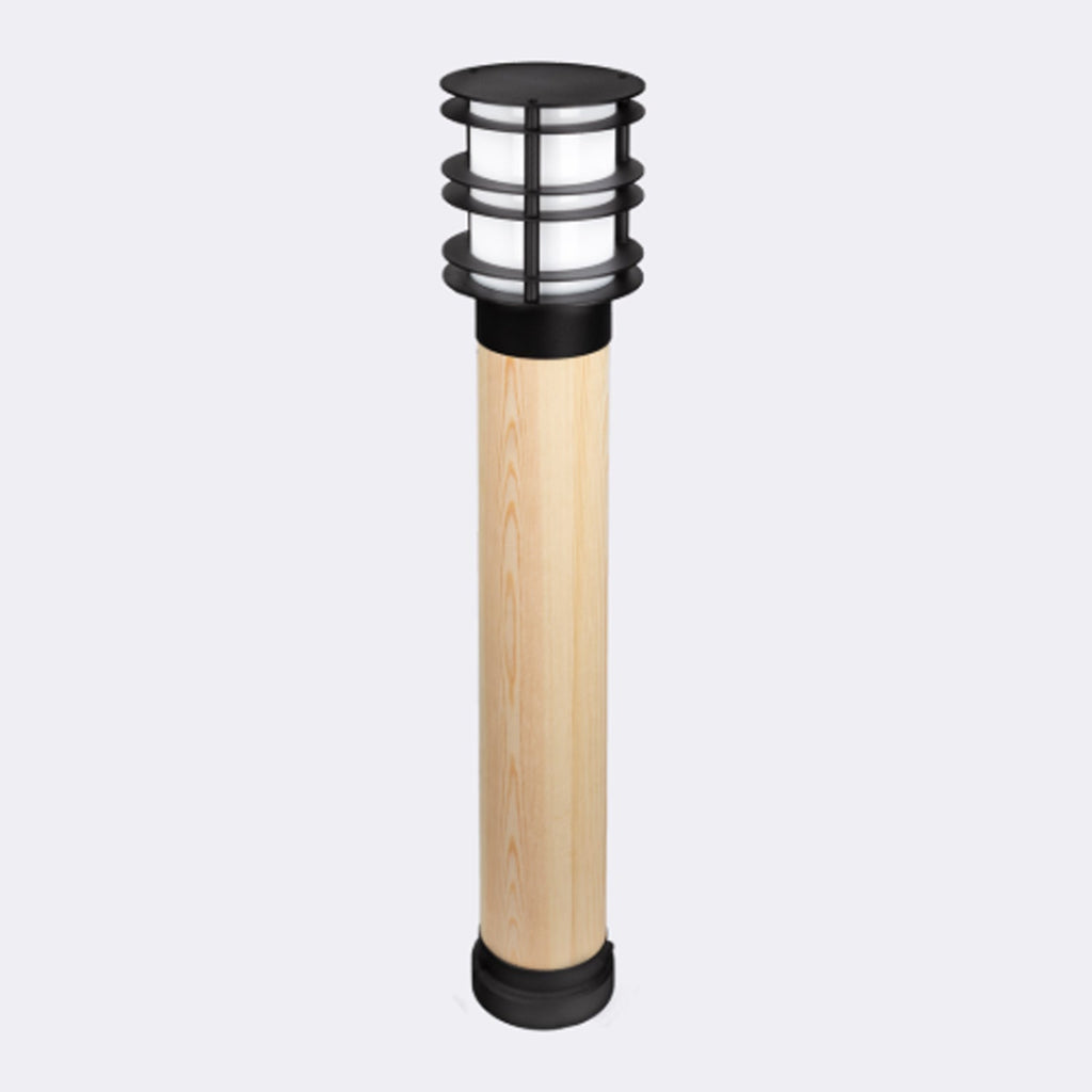 Stockholm 850mm Bollard Light Impregnated Wood Black - NLYS.1423B