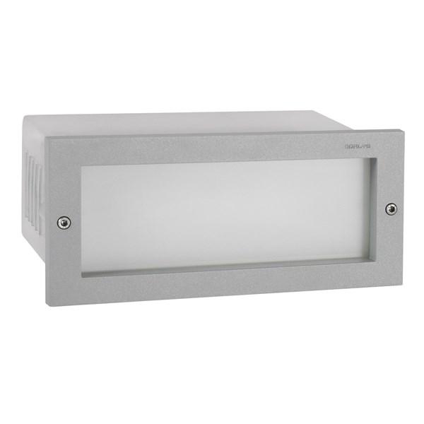 Grimstad Recessed LED Wall Light Aluminium - NLYS.1546AL