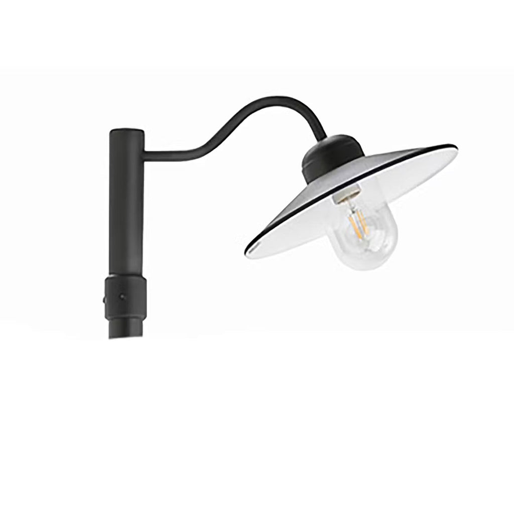 Karlstad Post Top Light Steel Black - NLYS.2031B