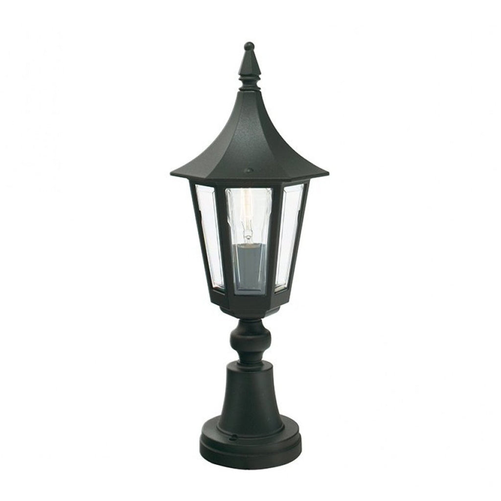 Rimini Pillar Light Aluminum Black - NLYS.250B