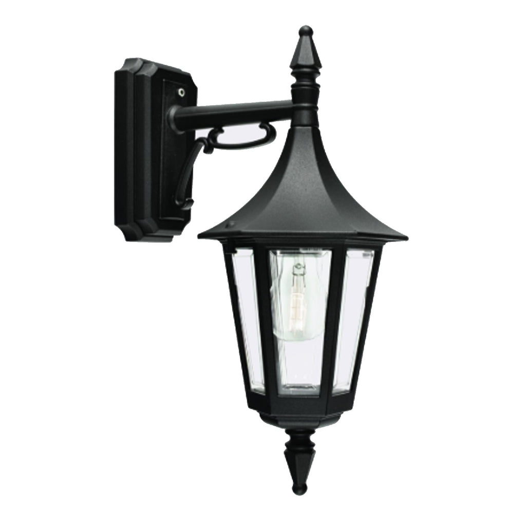 Rimini Downward Wall Light Aluminum Black - NLYS.2591B