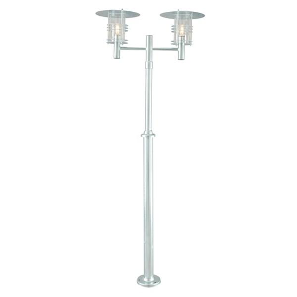 Stockholm Adjustable Post Light 2 Light Steel Black - NLYS.283GA