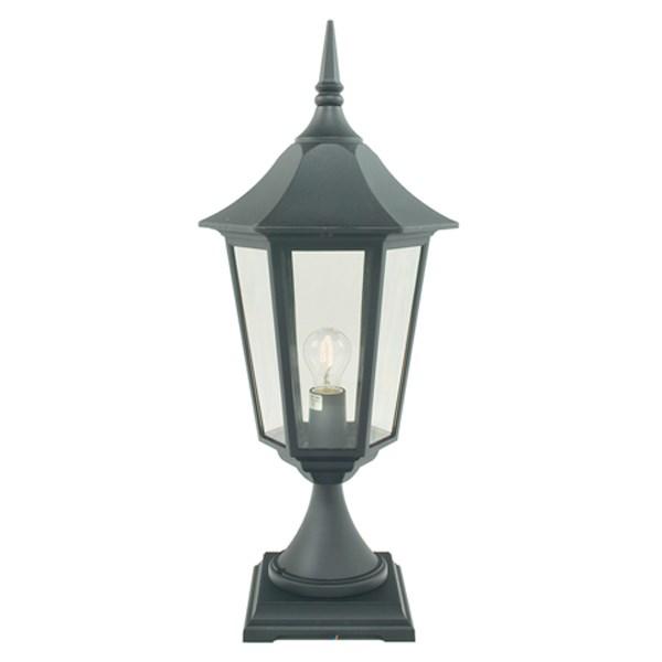 Modena Large Pedestal Light Aluminum Black or White