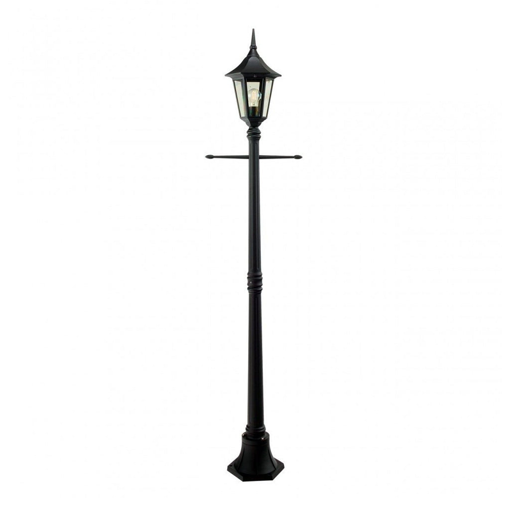 Milano Post Light Aluminum Black - NLYS.401B