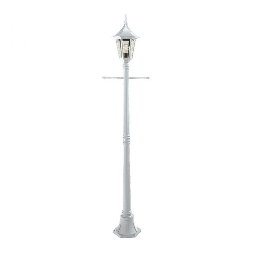 Milano Post Light Aluminum White - NLYS.401W