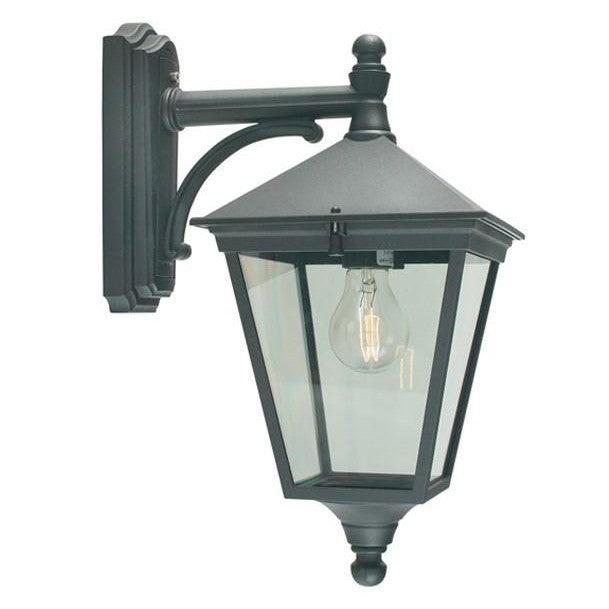 London Downward Wall Light Aluminium Black - NLYS.481B