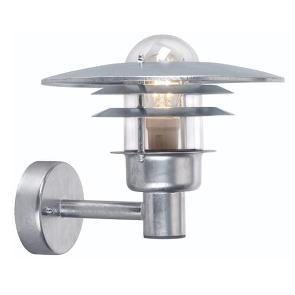 Larvik Outdoor Wall Light Galvanized Steel - NLYS.690GA