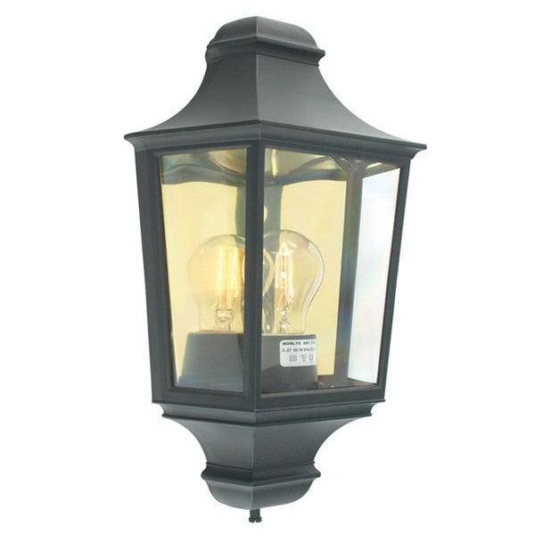 Glasgow Wall Light Aluminium Black - NLYS.730B