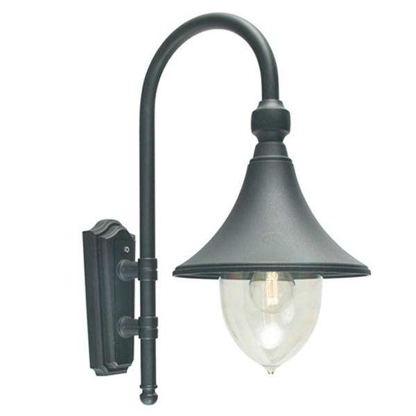 Firenze Outdoor Wall Light Aluminum Black or White