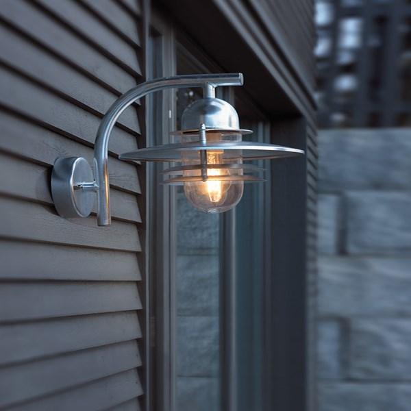 Oslo Outdoor Wall Light Galvanized Steel - NLYS.240GA