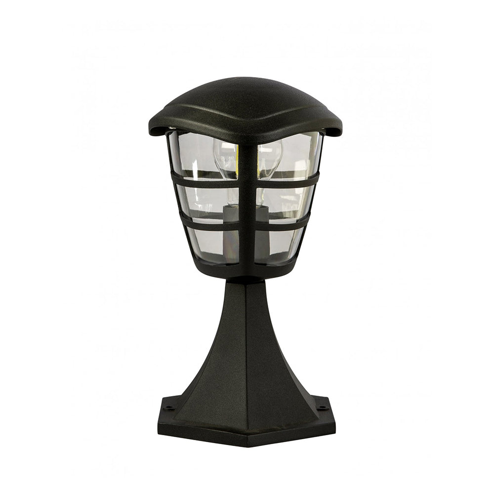 Buy Pillar & Pedestal Lights Australia Fiorentino Lighting - ORION 1 Light Pillar Mount Black