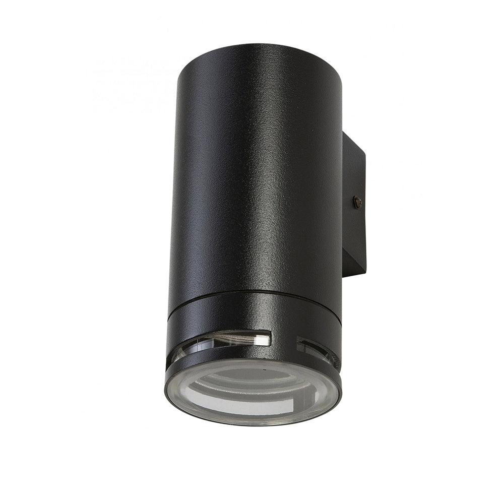 Buy Exterior Wall Lights Australia Fiorentino Lighting - BROOKLYN 1 Light Wall Light Black GU10