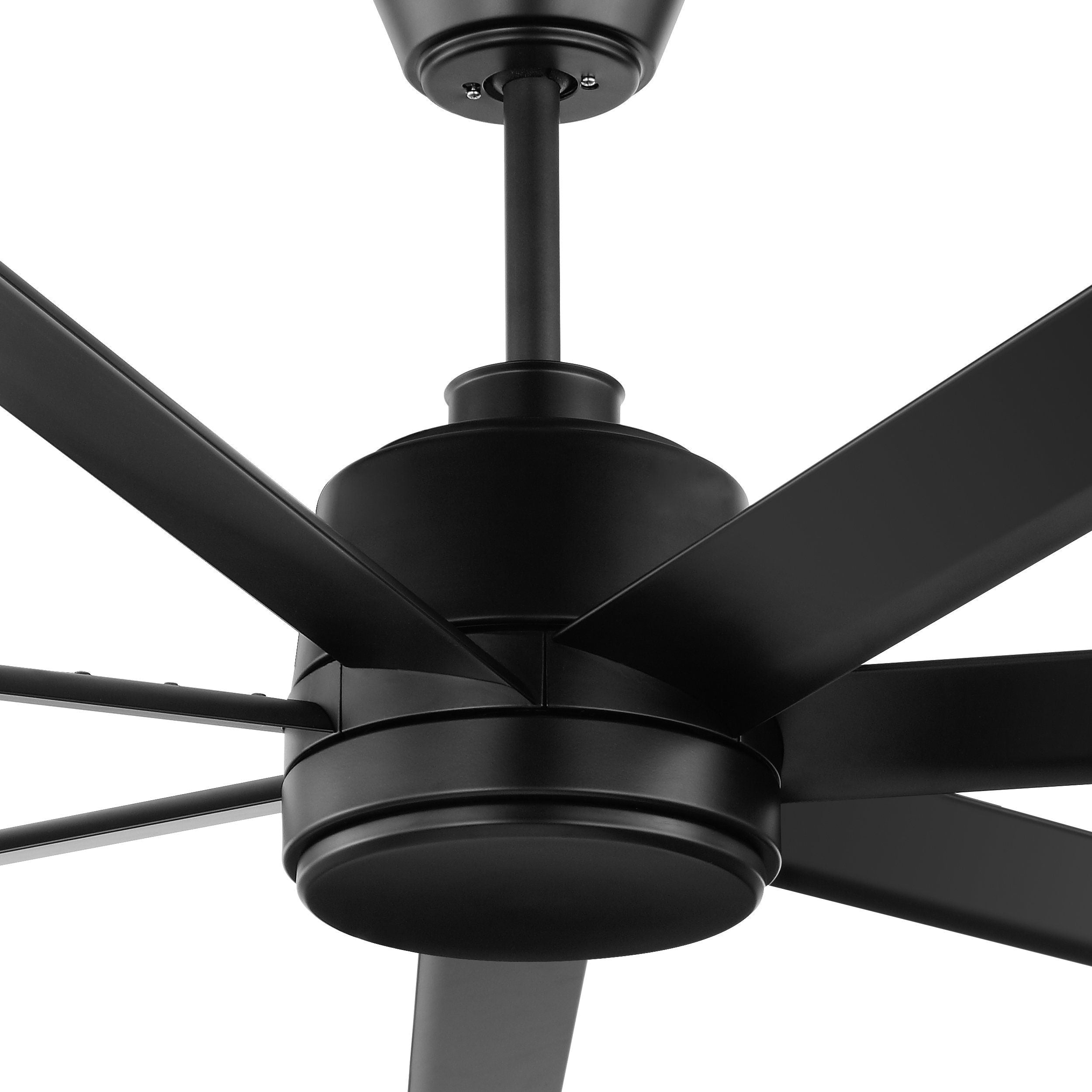 Tourbillion Pro DC Ceiling Fan 60" Black Blade With Remote - 20779402