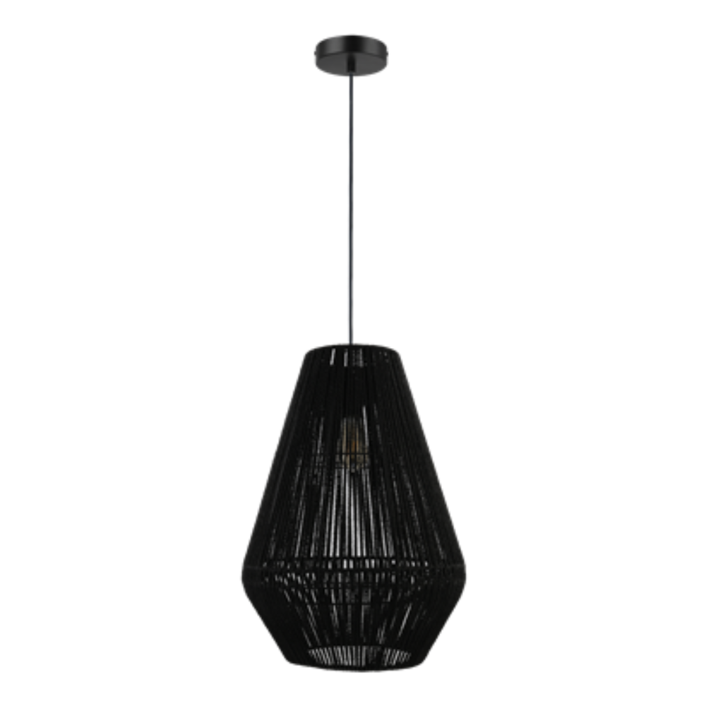 Carter Pendant Light W275mm Black - 23142