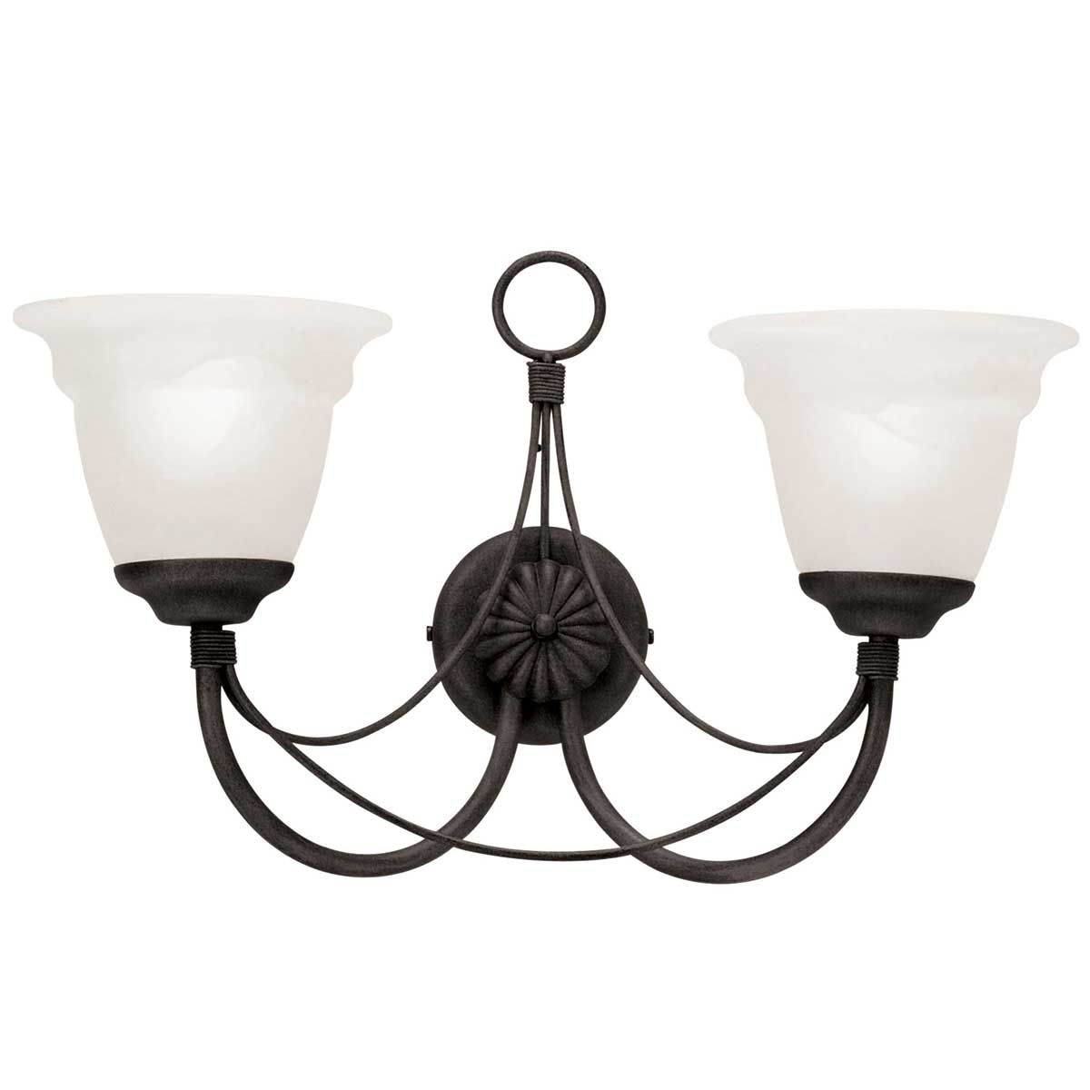 Carisbrooke Steel Wall Light Black - CB2-BLACK