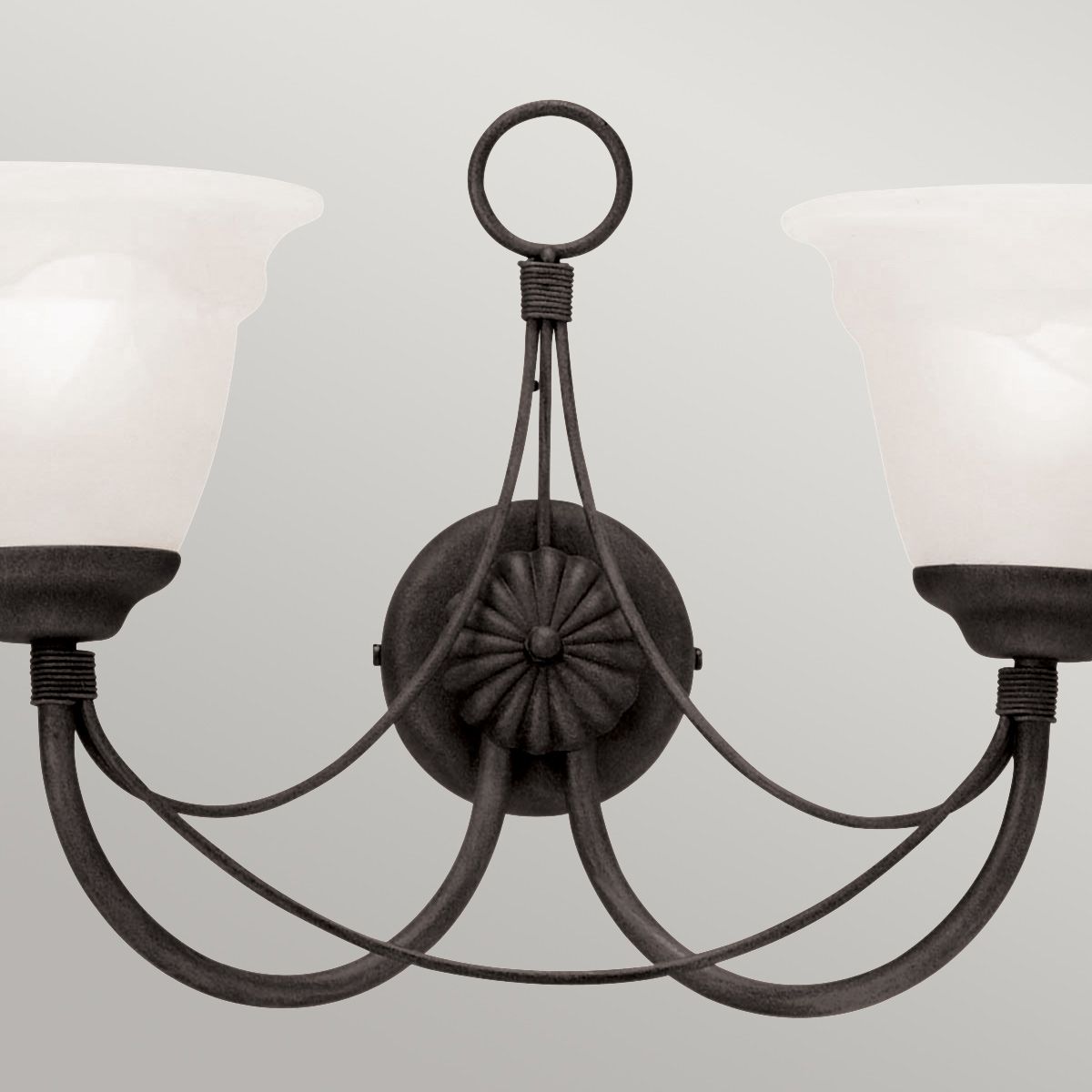 Carisbrooke Steel Wall Light Black - CB2-BLACK
