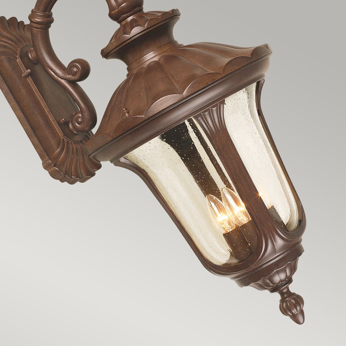 Chicago Large Down Wall Lantern Rusty Bronze Patina - CC2-L