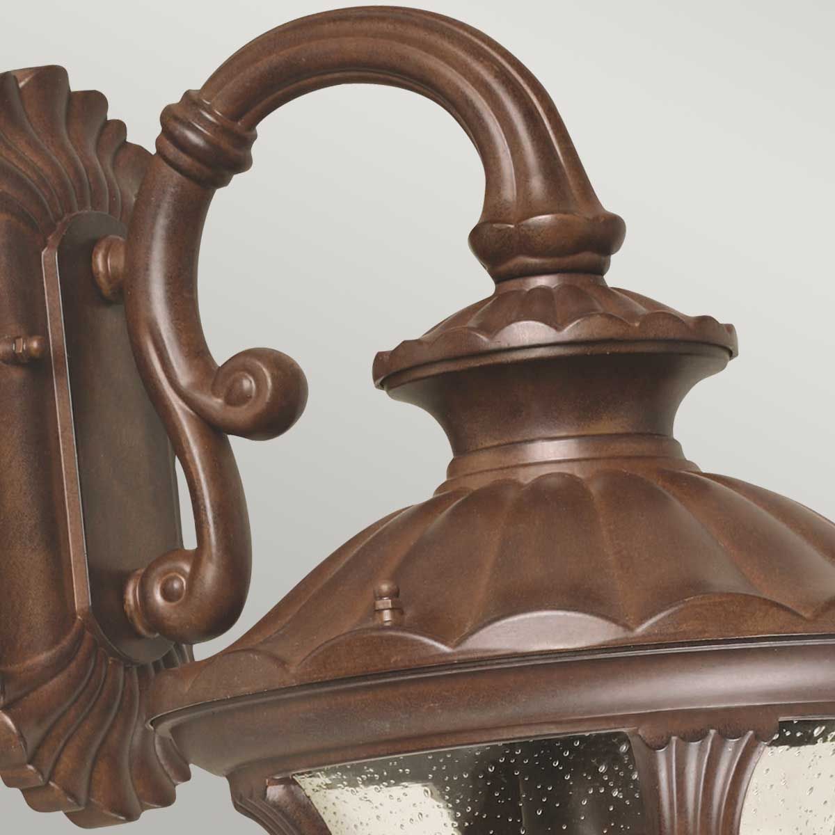 Chicago Medium Down Wall Lantern Rusty Bronze Patina - CC2-M