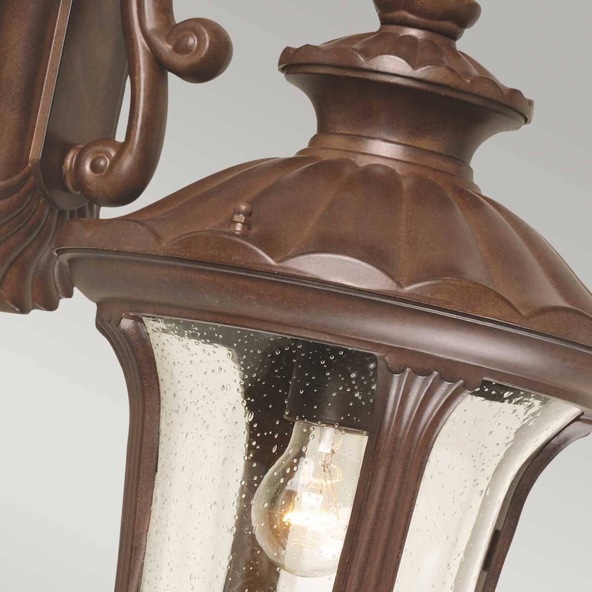Chicago Medium Down Wall Lantern Rusty Bronze Patina - CC2-M