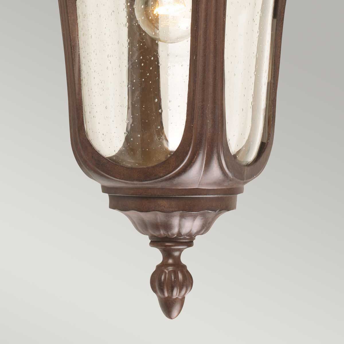 Chicago Medium Down Wall Lantern Rusty Bronze Patina - CC2-M