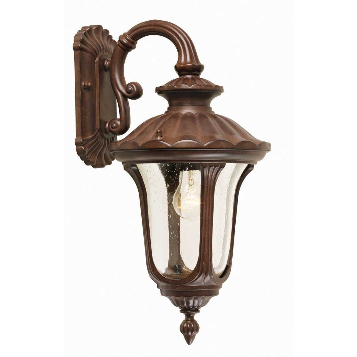 Chicago Small Down Wall Lantern Rusty Bronze Patina - CC2-S