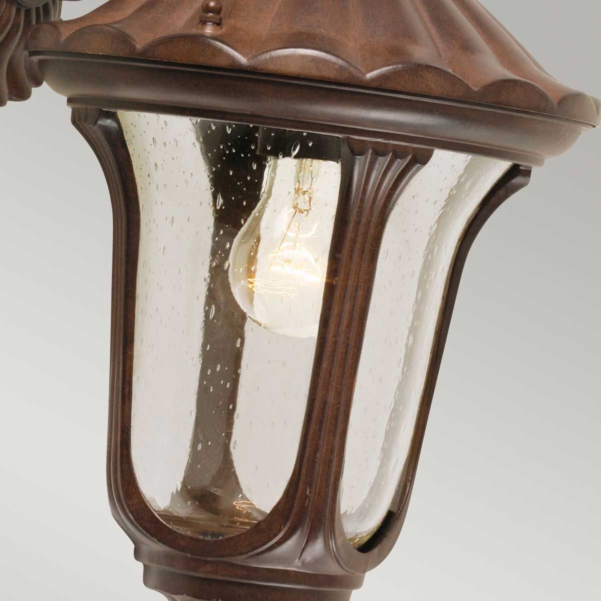 Chicago Small Down Wall Lantern Rusty Bronze Patina - CC2-S