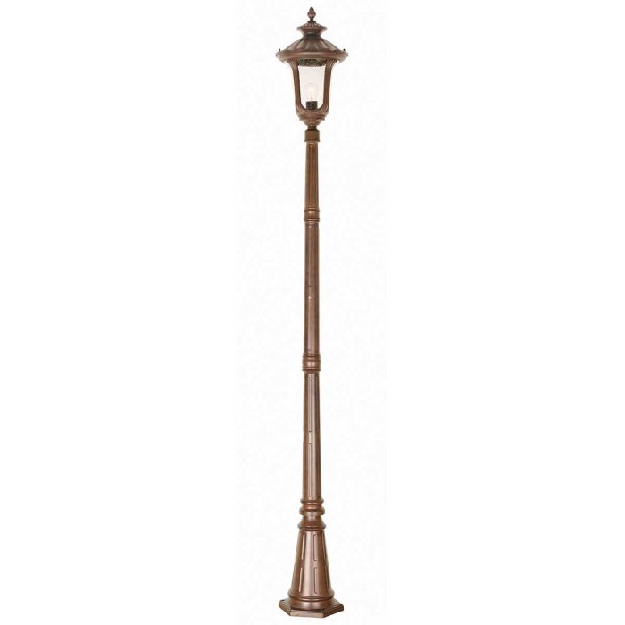 Chicago Medium Lamp Post Rusty Bronze Patina - CC5-M