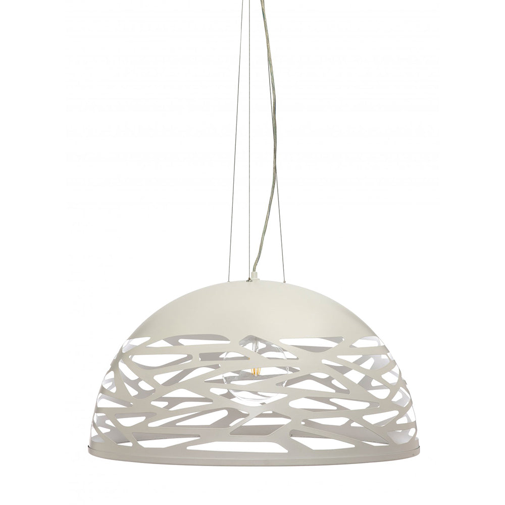 Fiorentino Lighting - FEDERAL 1 Light Pendant 400mm White