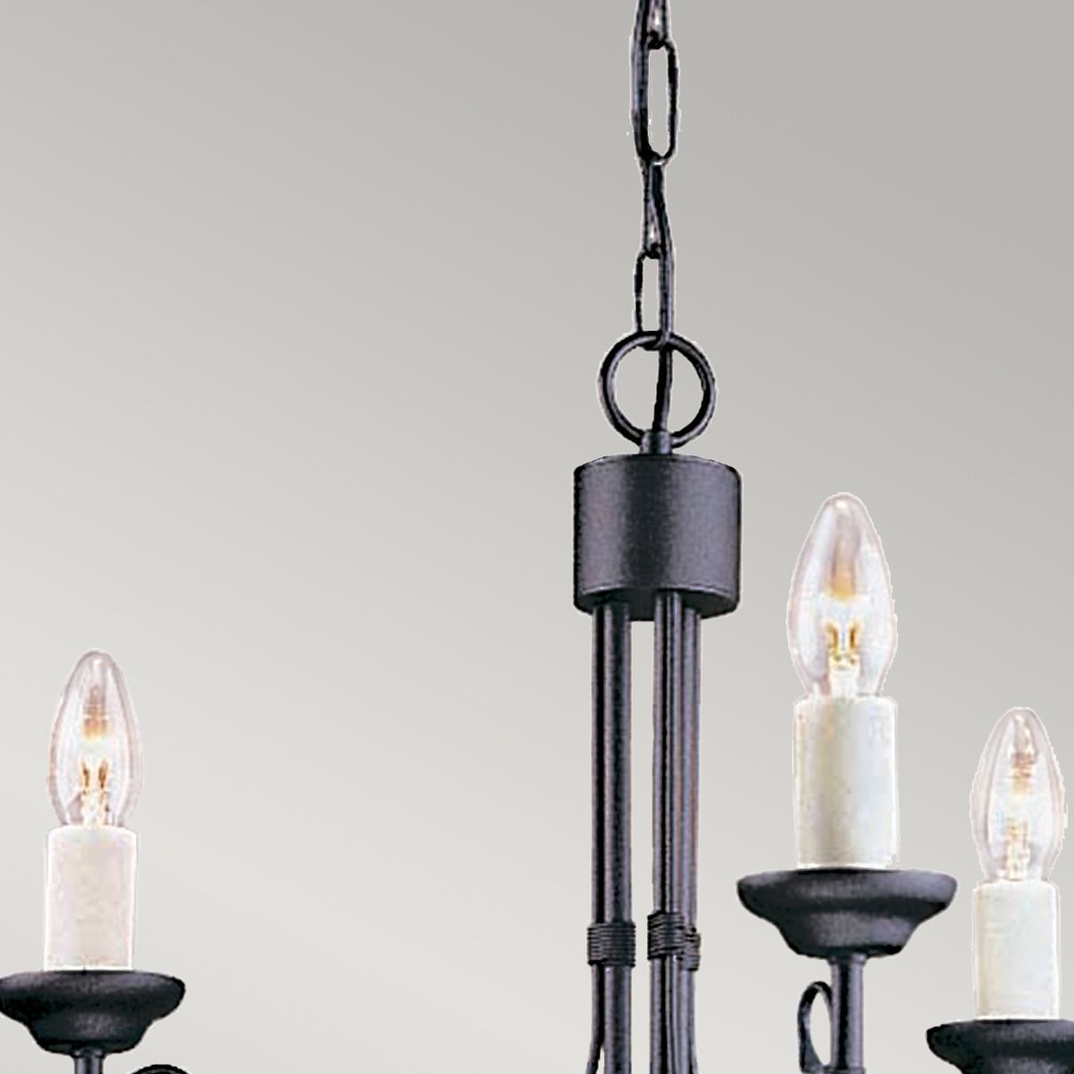 Chartwell 3 Light Chandelier Black - CH3-BLACK