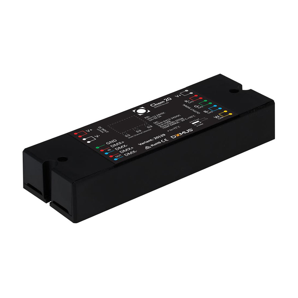 Chameleon Strip Light Controller RGBW DMX-512 interface Black Plastic - 20129