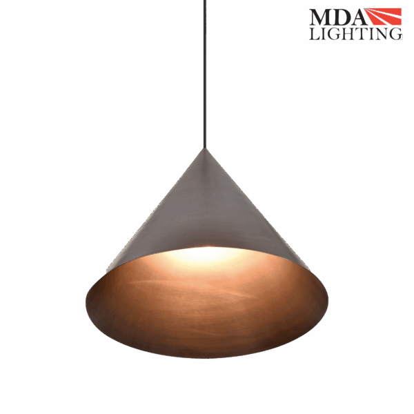 Coda Large Pendant Light Weathered Bronze - MDACOD1LBZ