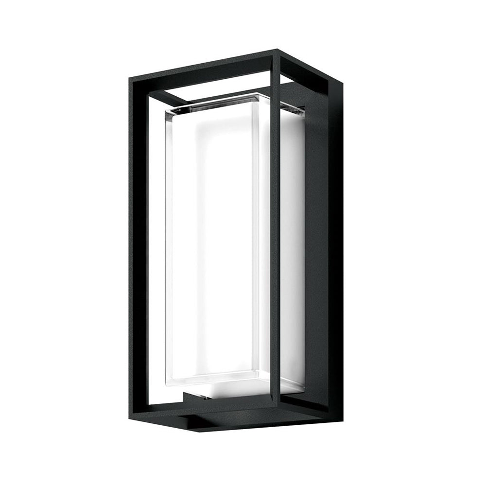 Buy Exterior Wall Lights Australia Como Exterior Wall Light Black Aluminium 3000K - 19882