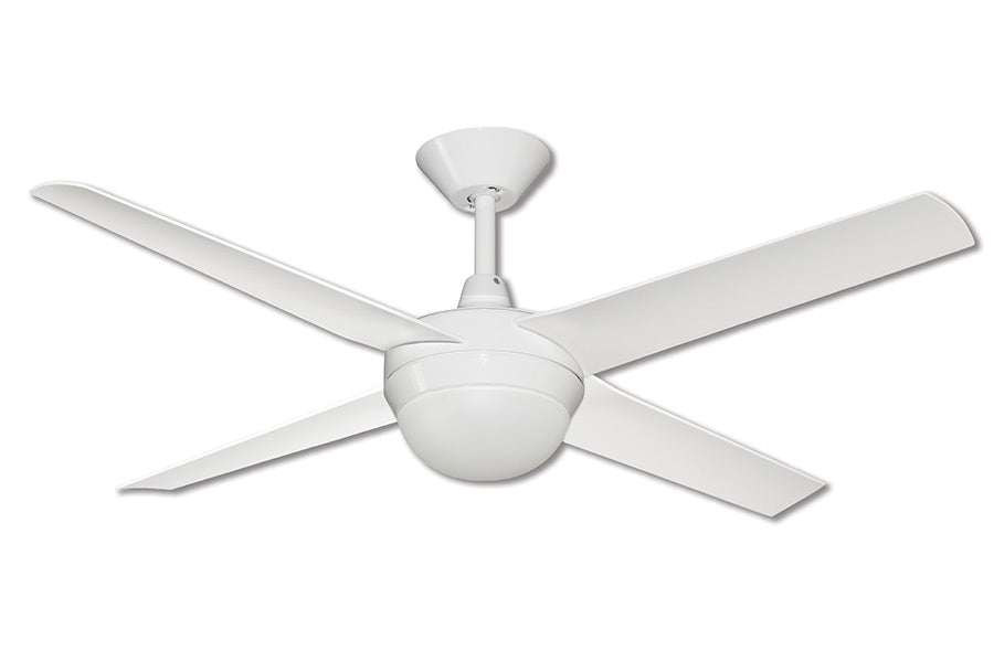 Concept AC Ceiling Fan 52" Matt White With E27 Lamp Holder - CL503