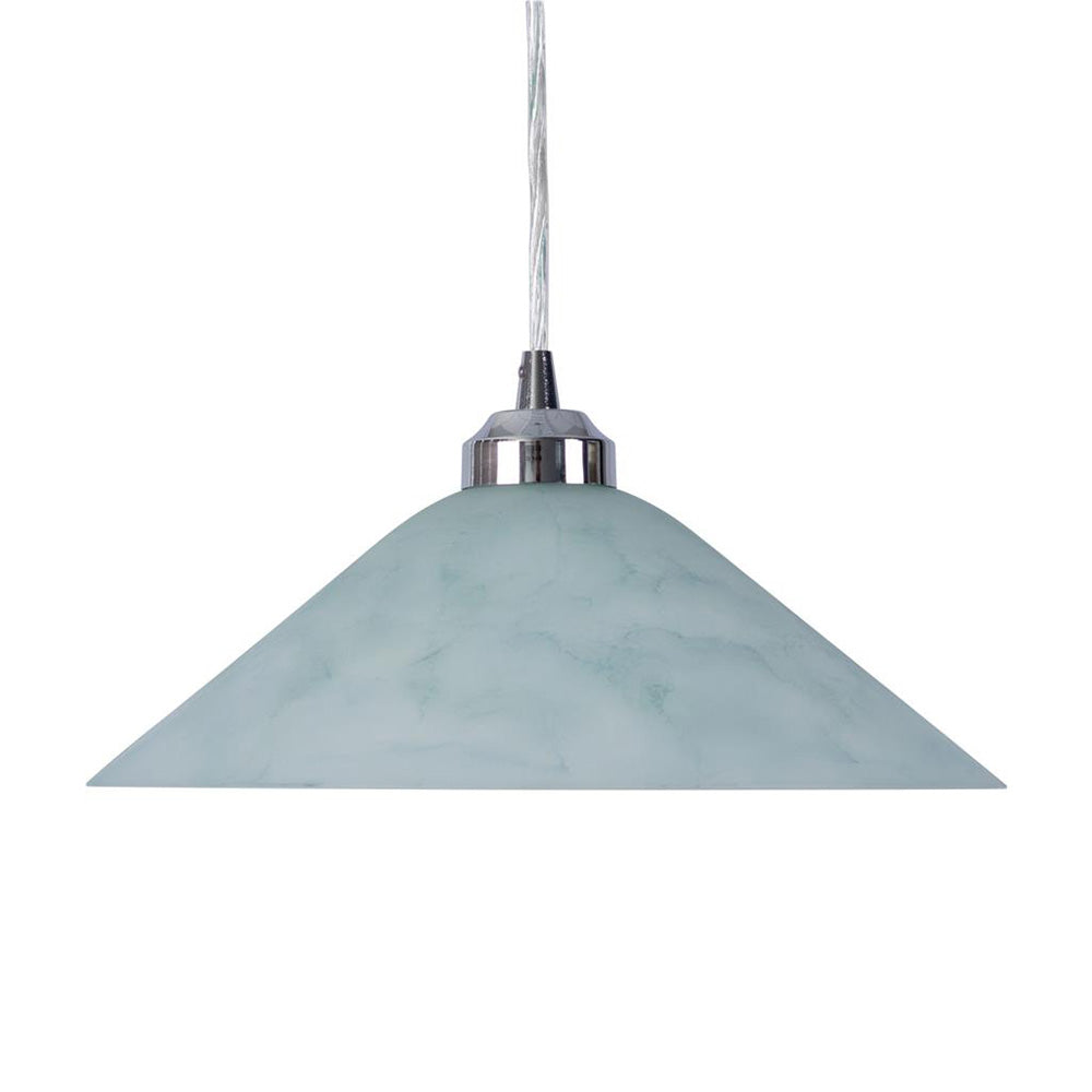 Buy Pendant Lights Australia Cone Pendant Light W300mm Green Glass - 91502