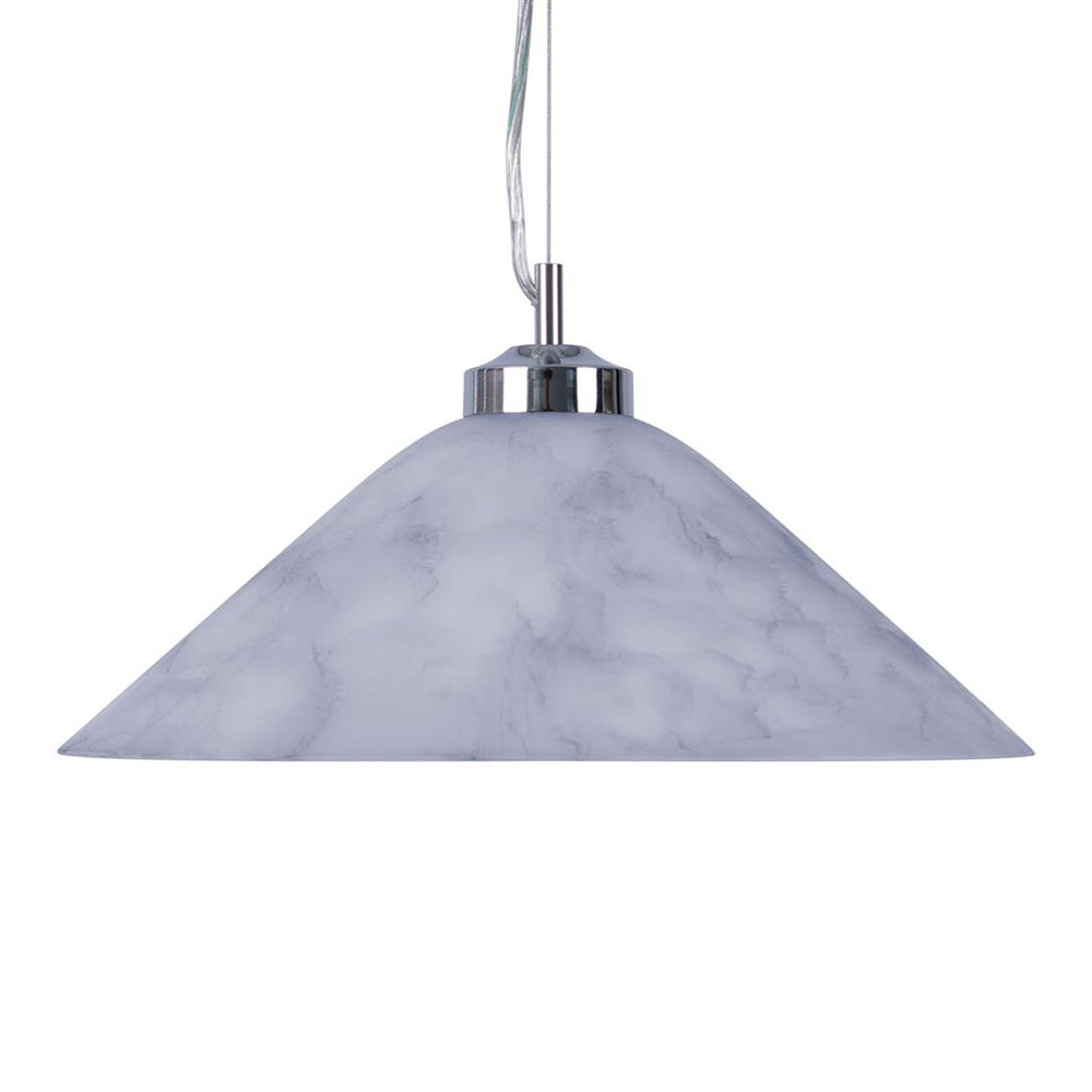 Buy Pendant Lights Australia Cone Pendant Light W400mm Blue Glass - 91504