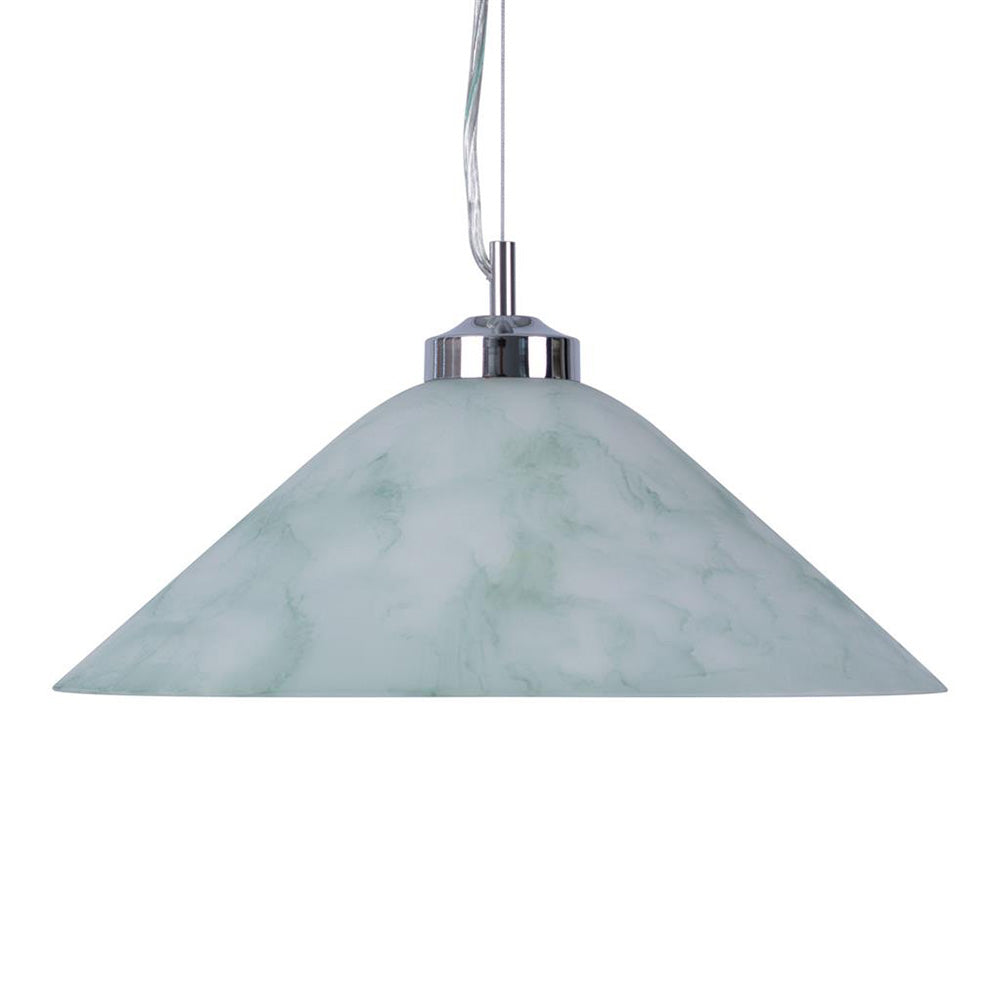 Buy Pendant Lights Australia Cone Pendant Light W400mm Green Glass - 91506