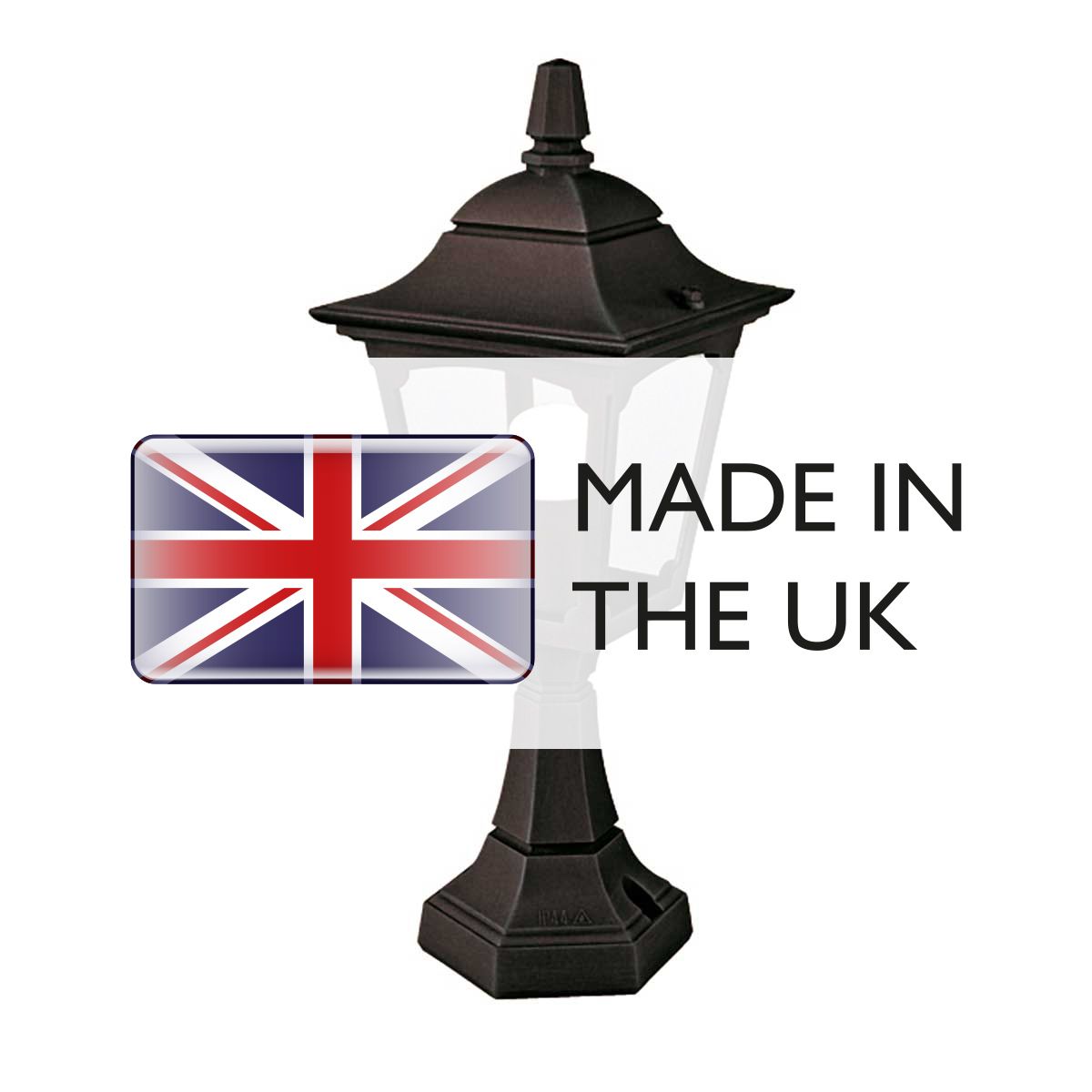 Chapel Mini Pedestal Light Black - CPM4-BLACK