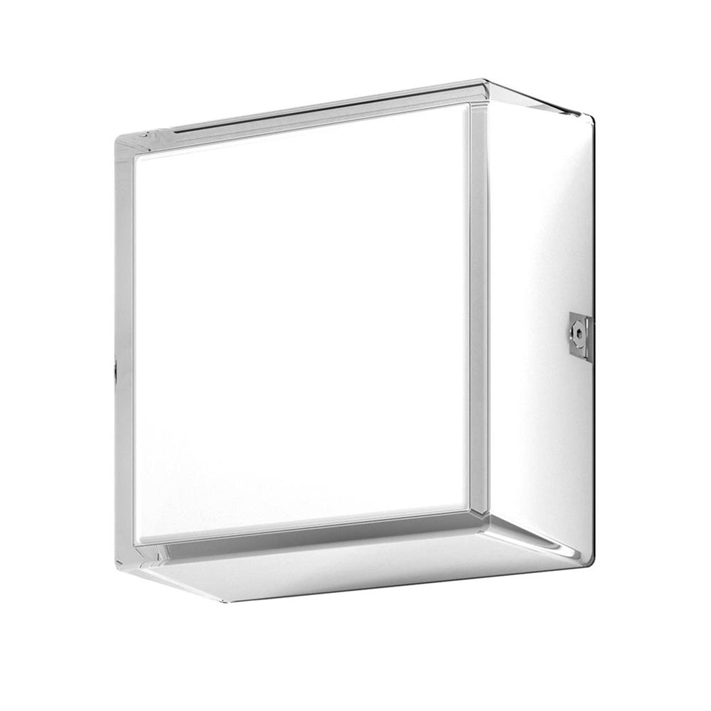 Buy Exterior Wall Lights Australia Cuba Square Exterior Wall Light Aluminium 5000K - 19881