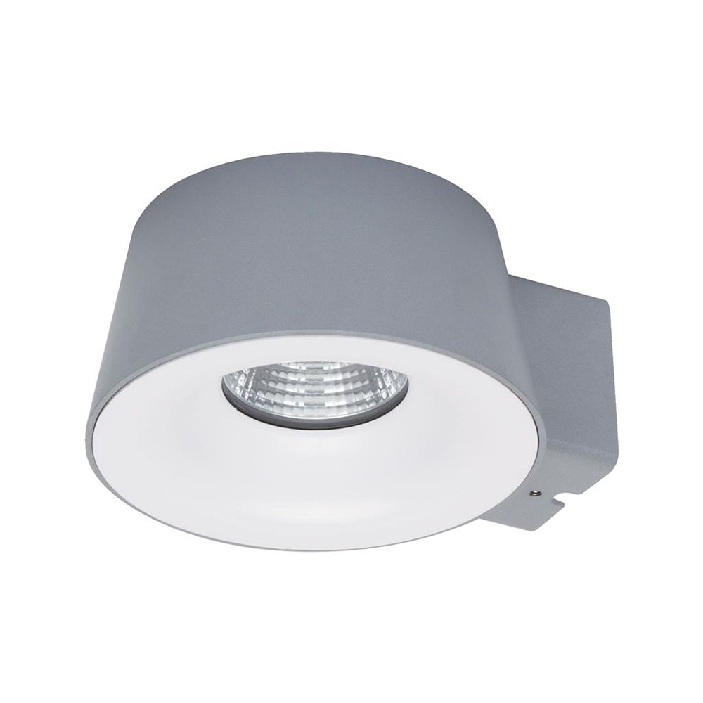 Buy Exterior Wall Lights Australia Cup Exterior Wall Light Silver Aluminium 3000K - 19510