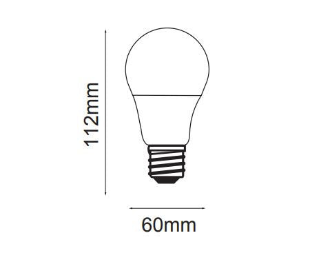 Buy LED Globes Australia A60 LED Globe White 9W 240V 3CCT - LED/A60