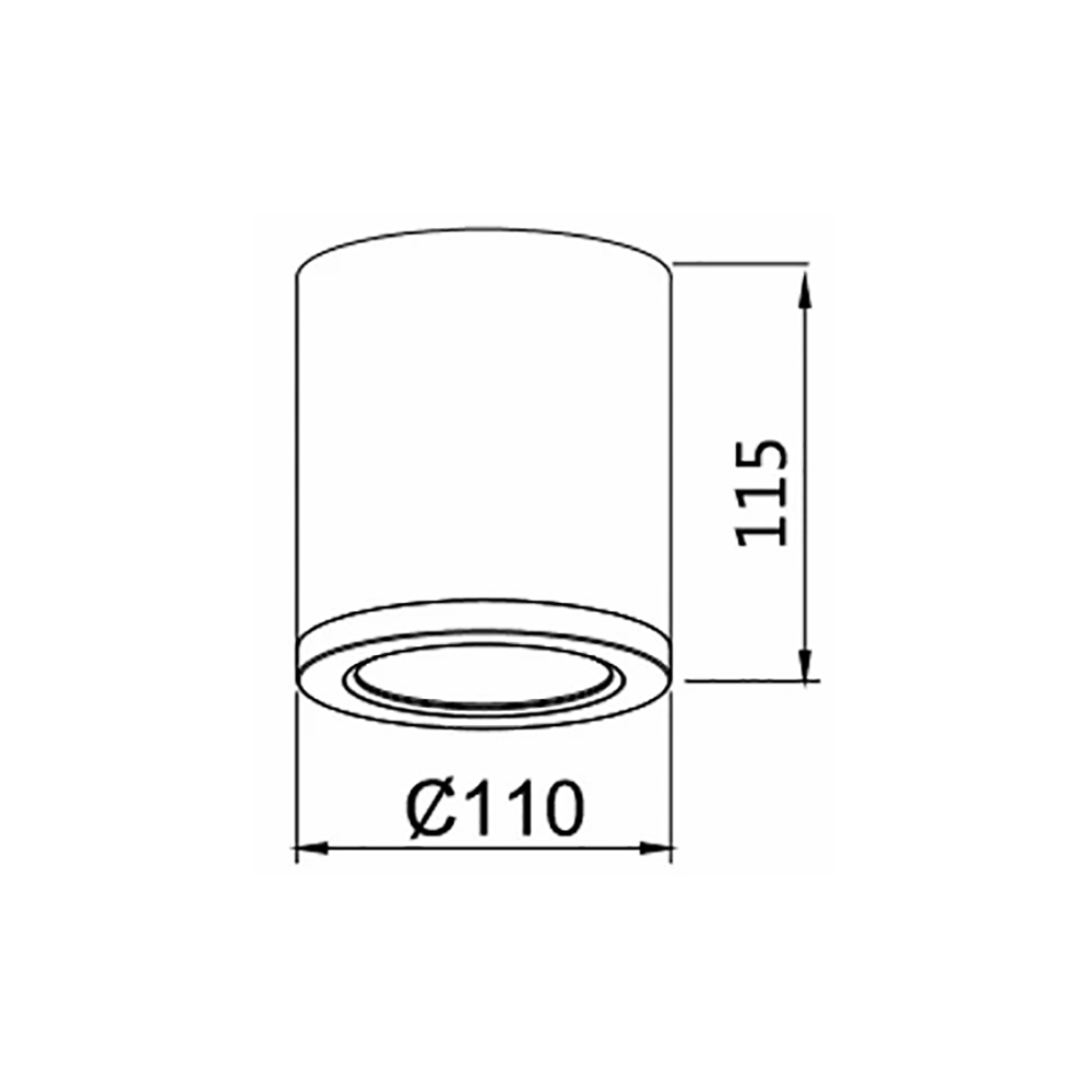 Buy Surface Mounted Downlights Australia LED Surface Mounted Downlight White Aluminum 20W TRI Colour - DL2092/WH/TC