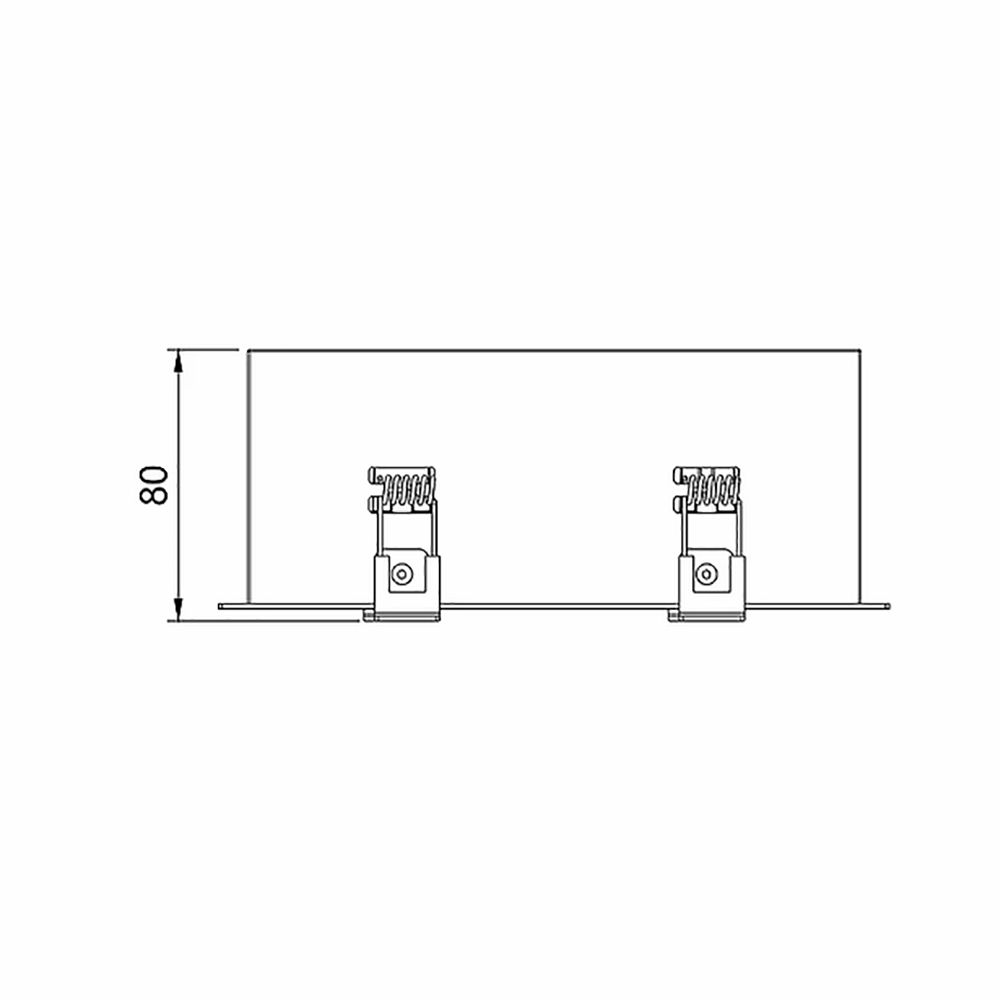 Buy Recessed LED Downlights Australia Recessed 2 LED Downlight W185mm White 10W TRI Colour - LUX-DD1018M-C20W