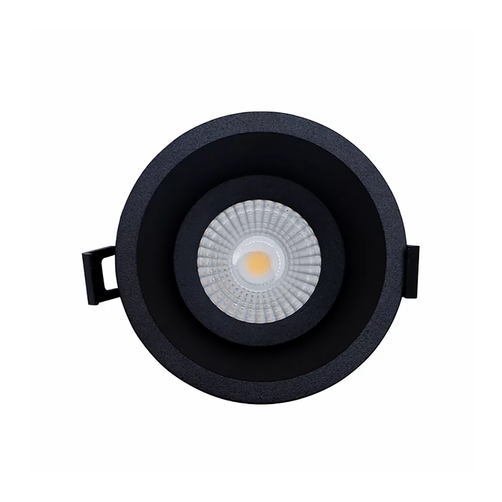 Buy Recessed Downlights Australia Recessed LED Downlight W102mm Black 10W 4000K - DL9453/BK/NW