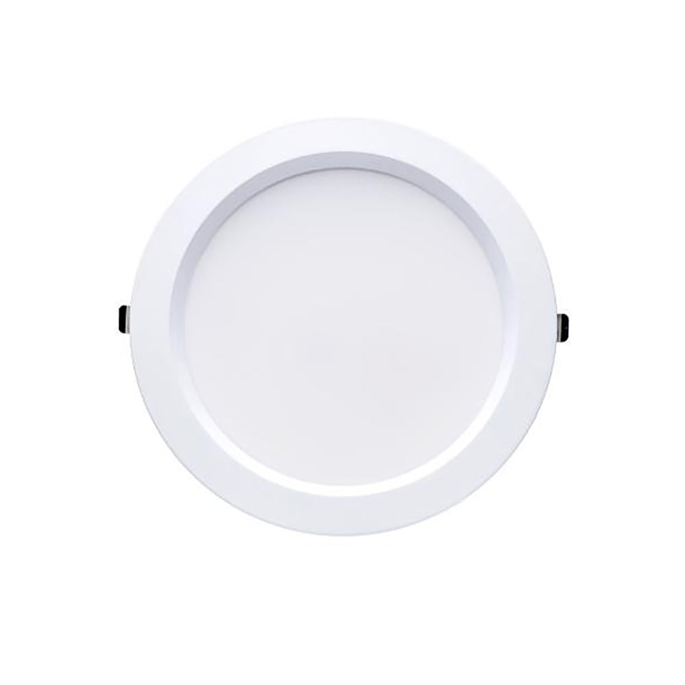 Round Recessed LED Downlight White Aluminium TRI Colour - DL5001/WH/CCT