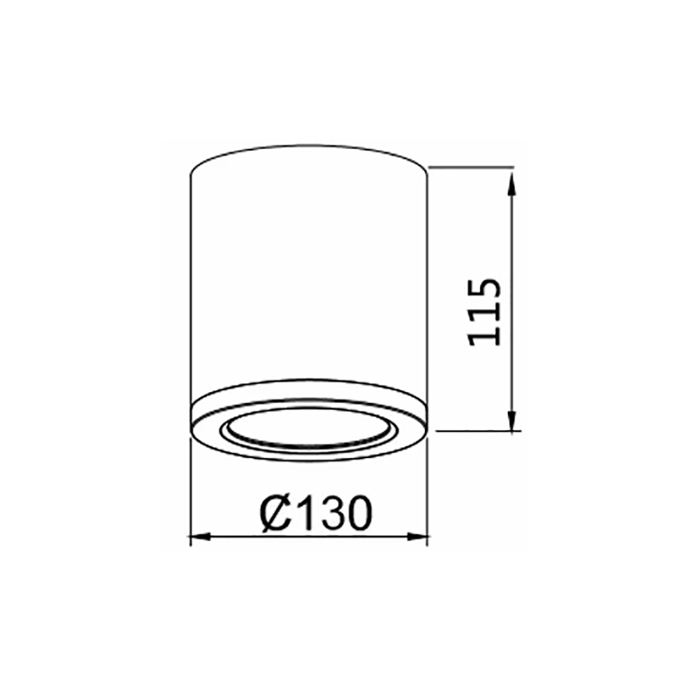 Buy Surface Mounted Downlights Australia LED Surface Mounted Downlight Black Aluminum 30W TRI Colour - DL3082/BK/TC-P