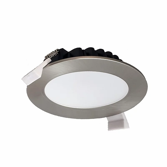 Recessed LED SMD Downlight 12W TRI Colour Satin Chrome - DL1262-SCHTC12S01