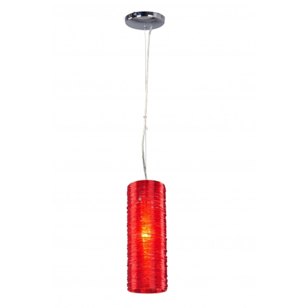 Buy Pendant Lights Australia Fiorentino Lighting - CARLTON 1 Light Pendant Light Red